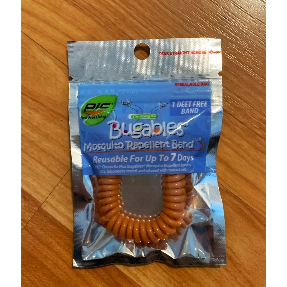 Mosquito Repellent Wristband- Orange